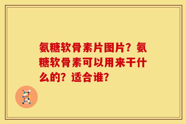 氨糖软骨素片图片？氨糖软骨素可以用来干什么的？适合谁？