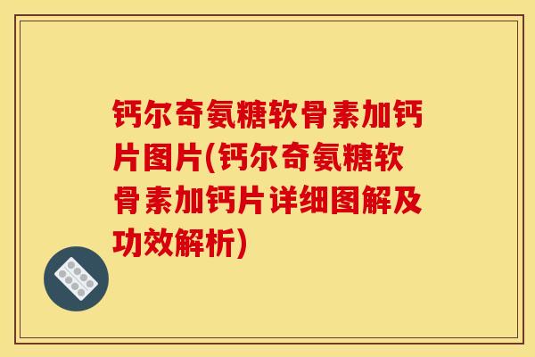 钙尔奇氨糖软骨素加钙片图片(钙尔奇氨糖软骨素加钙片详细图解及功效解析)