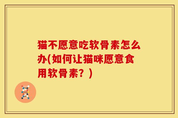 猫不愿意吃软骨素怎么办(如何让猫咪愿意食用软骨素？)
