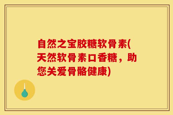 自然之宝胶糖软骨素(天然软骨素口香糖，助您关爱骨骼健康)