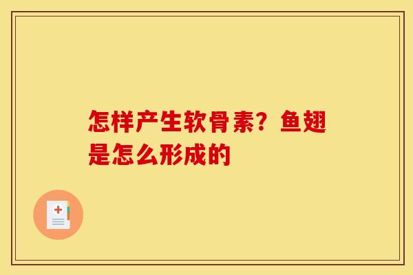 怎样产生软骨素？鱼翅是怎么形成的