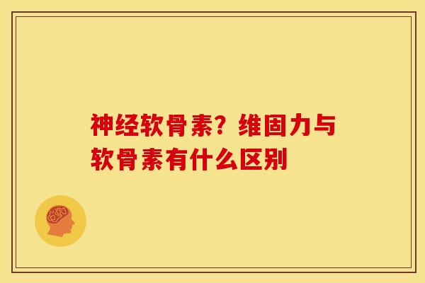 神经软骨素？维固力与软骨素有什么区别