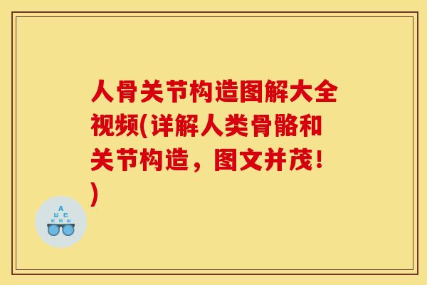 人骨关节构造图解大全视频(详解人类骨骼和关节构造，图文并茂！)