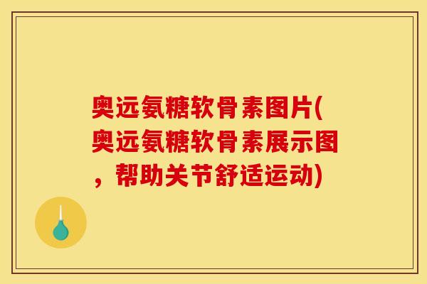 奥远氨糖软骨素图片(奥远氨糖软骨素展示图，帮助关节舒适运动)