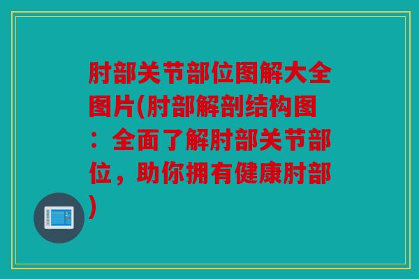 肘部关节部位图解大全图片(肘部解剖结构图：全面了解肘部关节部位，助你拥有健康肘部)